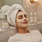 Lit From Within Glow Mask – Pearl Halo